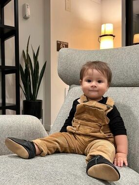 Jamie kay Jordie Cord Overall - Bronzed